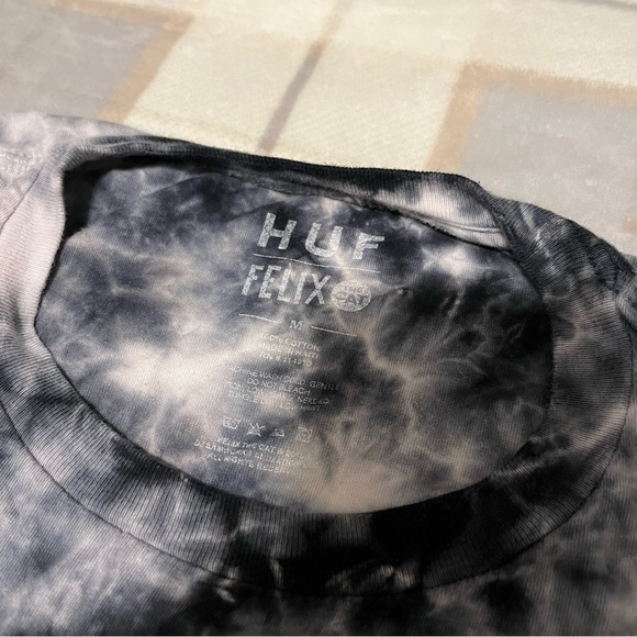 Huf X Felix the Cat Collection Tie Dye T-Shirt Size Medium - Picture 6 of 6